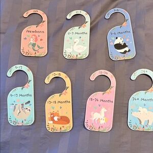 Baby Closet Dividers with Animal Designs